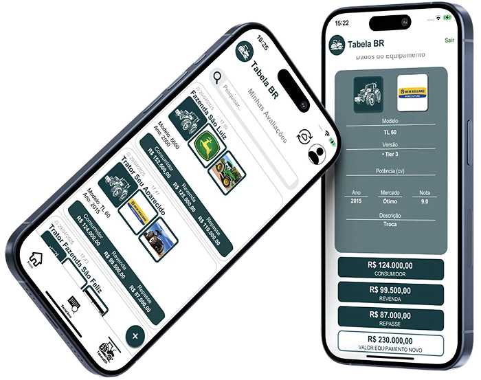 Tela App TratorBR Web